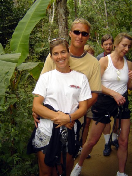 Quick pose before we fly