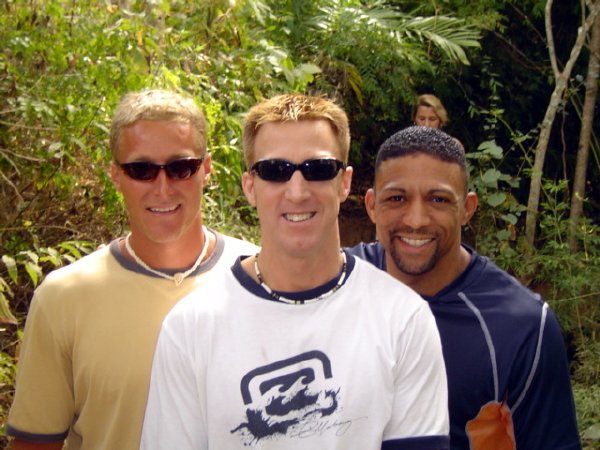 Bruce, Tim & Jake ready to zip