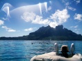 The dive site on the south end of Bora Bora.